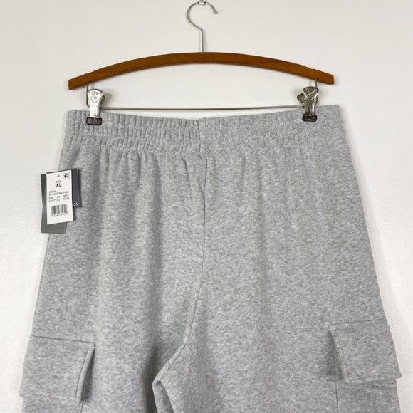 NWT Grayson Threads Wide Leg Cargo Sweatpants XL Gray - Picture 8 of 13